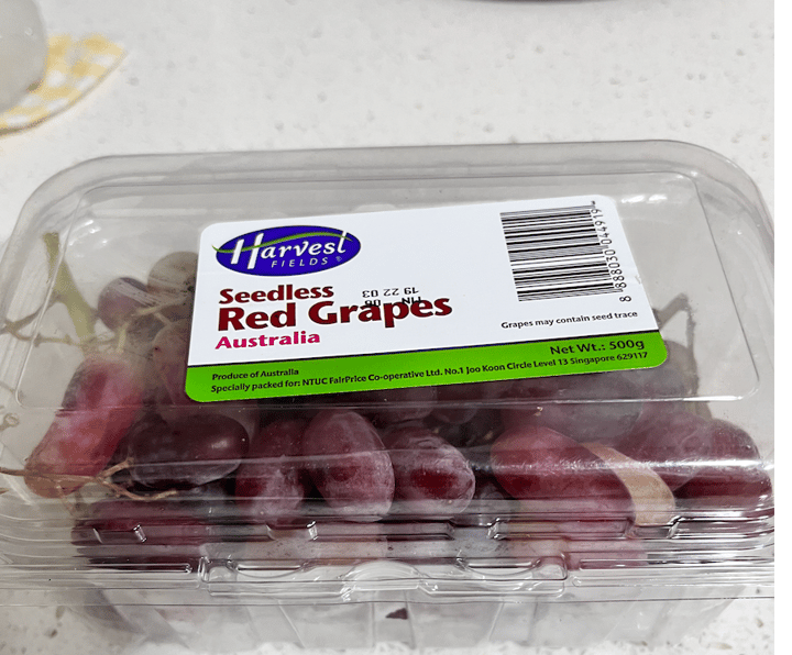 photo of harvest fields Red Seedless Grapes shared by @veganlover123 on  26 May 2022 - review