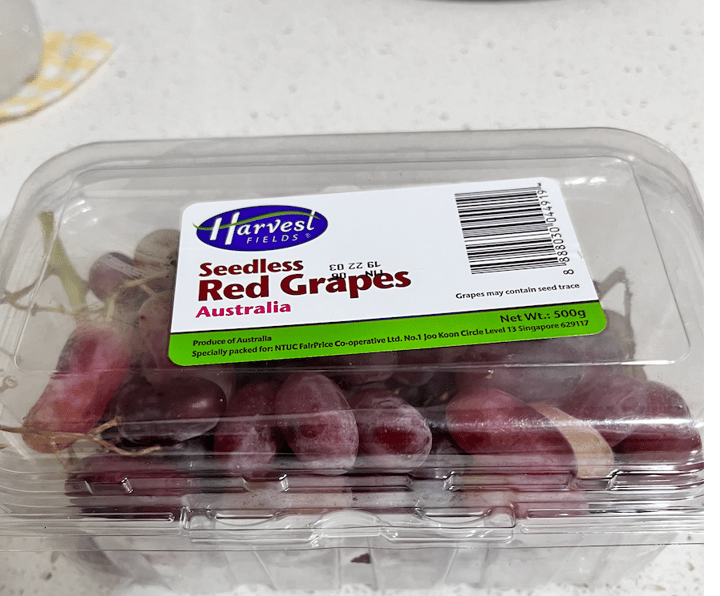 review photo of harvest fields Red Seedless Grapes shared by @veganlover123 on 26 May 2022 - review