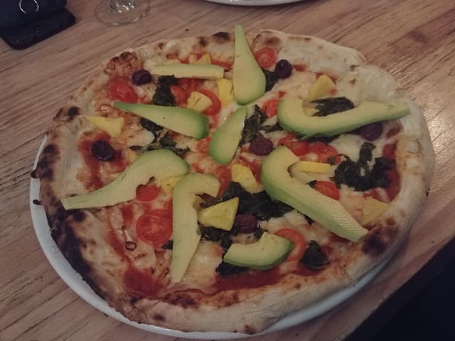 Foto do prato “The Guru Vegan Pizza”