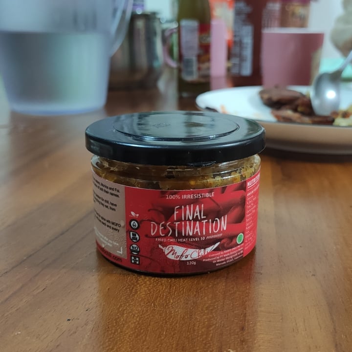 review photo of Mofo Chili Final Destination (Level 10) Chili shared by @veganlion on 04 Oct 2020 - review