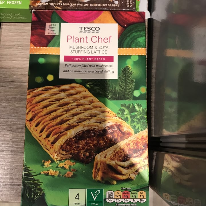 photo of Tesco Plant Chef Mushroom And Soya Lattice shared by @mistervg on  17 Jan 2021 - review