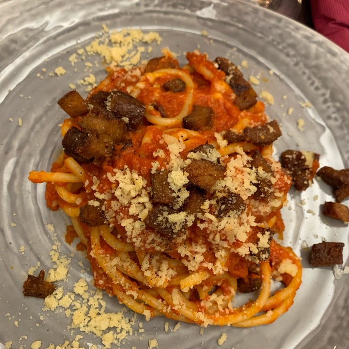 photo of Rifugio Romano Vegan Amatriciana shared by @robertaintrona on  23 Mar 2022 - review