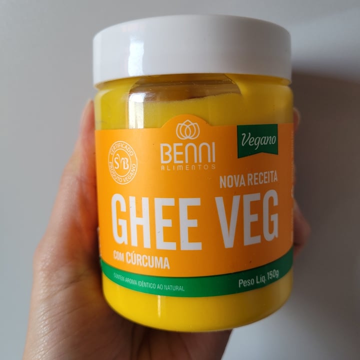review photo of Benni alimentos Ghee Veg Com Cúrcuma shared by @victorialeonel on 11 Jul 2022 - review