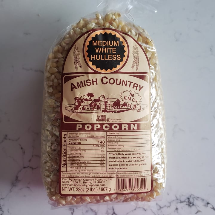 photo of Amish Country Amish Country Medium White Hulless Popcorn shared by @jupiejup on  26 Jun 2021 - review