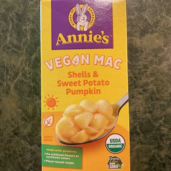 photo of Annie’s Annie’s Organic Vegan Mac Pumpkin And Sweet Potato Creamy Sauce shared by @tammydillon on  30 Dec 2021 - review