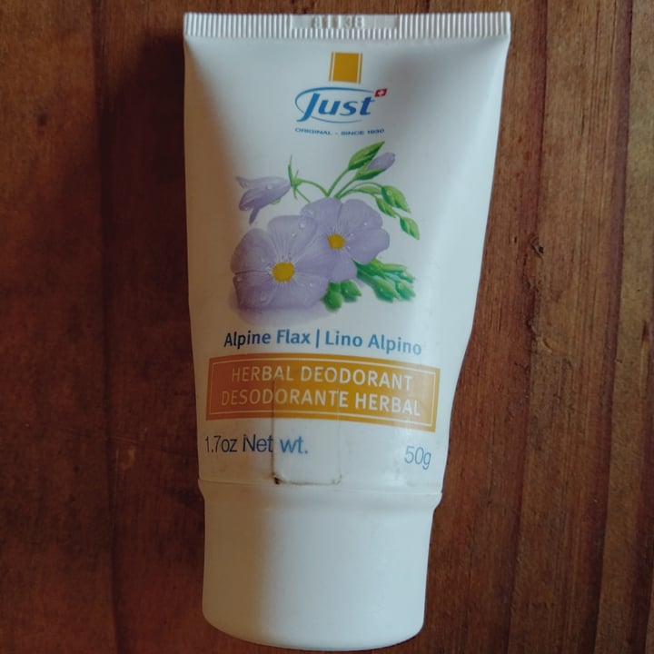 photo of Just Desodorante Herbal De Lino shared by @lucytorres on  24 Aug 2020 - review