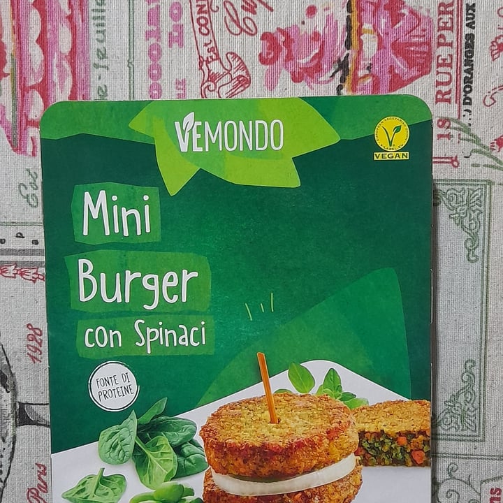 photo of Vemondo  mini burger Agli Spinaci shared by @arita2 on  02 Nov 2022 - review