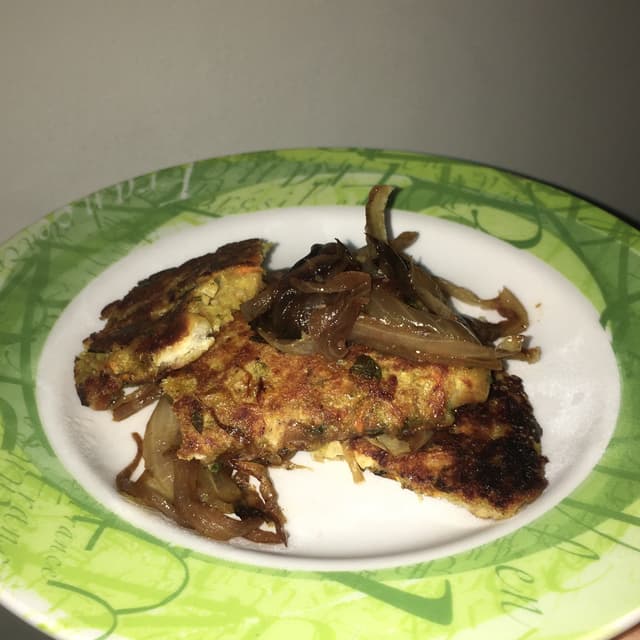 Photo of the dish “Hamburguer de grão-de-bico”