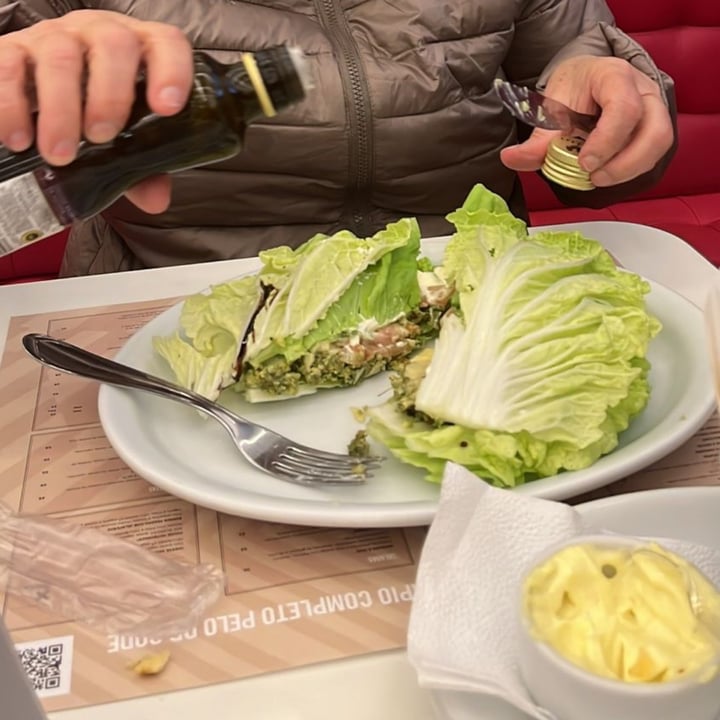 photo of A Chapa Hamburgers - Shopping Metrô Santa Cruz Hambúrguer Vegetariano shared by @teresacristina22 on  31 May 2022 - review