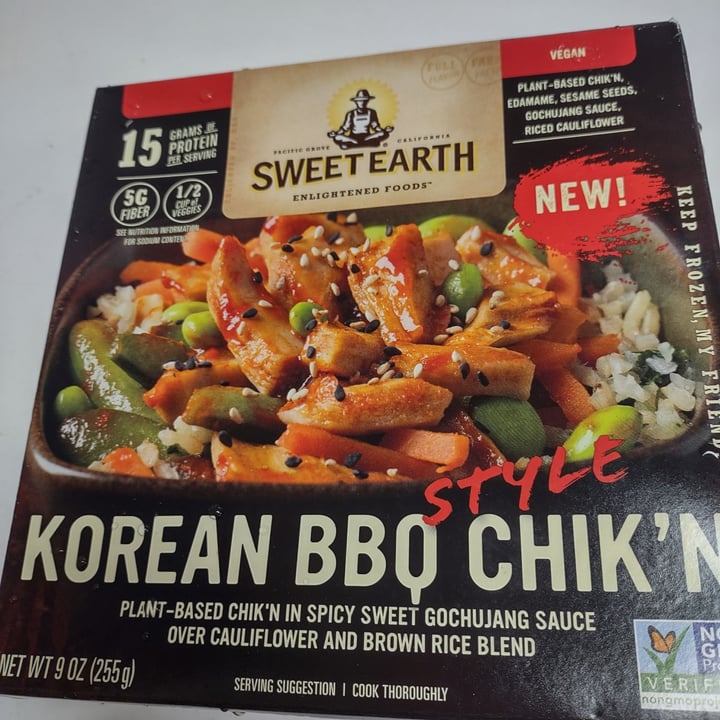 photo of Sweet Earth Korean-Style BBQ Chik’n shared by @smartassvegan on  19 Aug 2022 - review