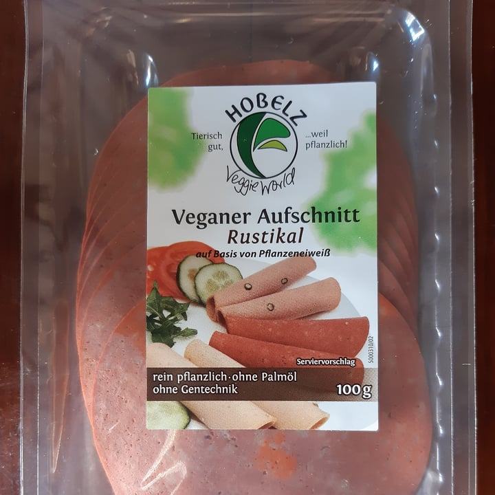 photo of Hobelz Veggie World Veganer Aufschnitt Pfeffer shared by @hippiebaker on  01 Nov 2020 - review