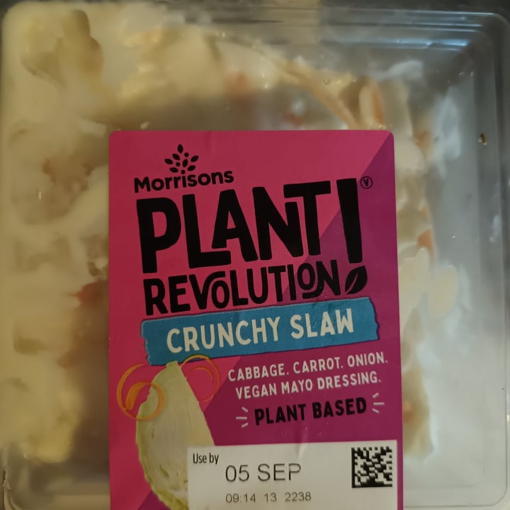 photo of Morrisons Plant Revolution coleslaw shared by @fluffc0rner on  04 Sep 2022 - review