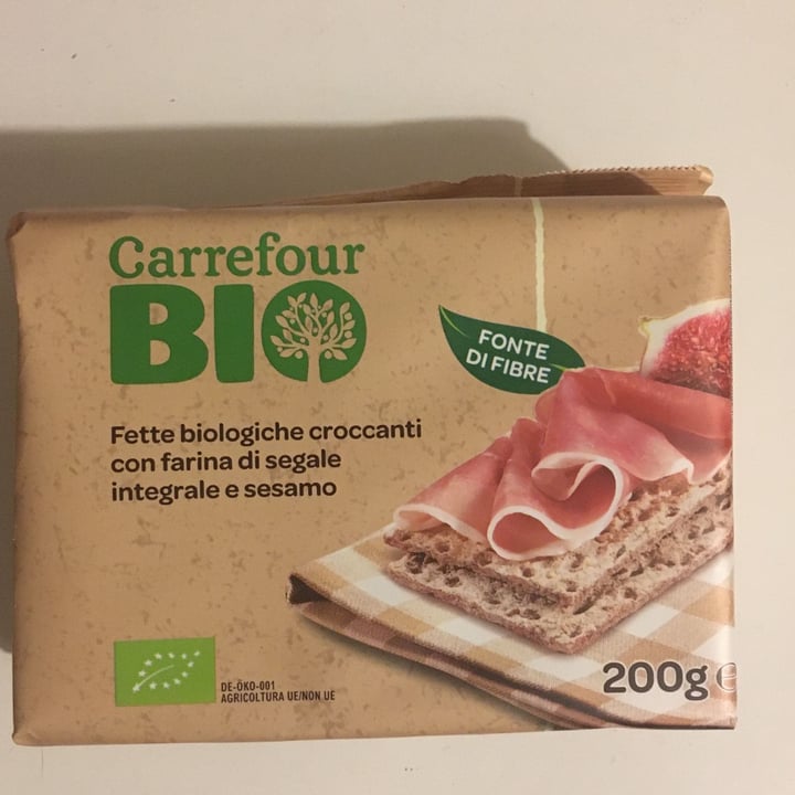 photo of Carrefour Bio Fette croccanti segale e sesamo shared by @lavililith91 on  10 Jan 2022 - review