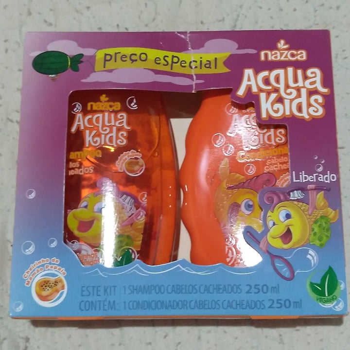review photo of Aqua kids nazca Kit shampoo e condicionador cabelos cacheados shared by @ralliana on 09 May 2022 - review