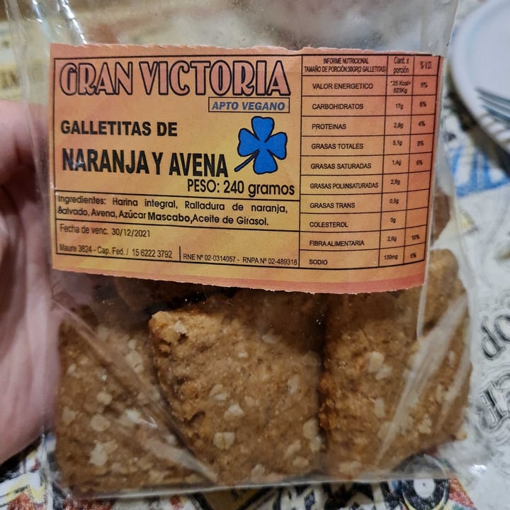 photo of Gran Victoria Galletitas De Naranja Y Avena shared by @amilaciar on  31 Aug 2021 - review