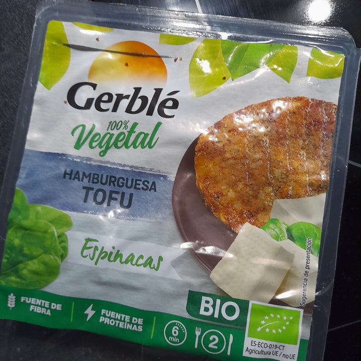 photo of Gerblé Hamburguesa de Tofu y Espinacas shared by @danielgl on  21 Nov 2021 - review