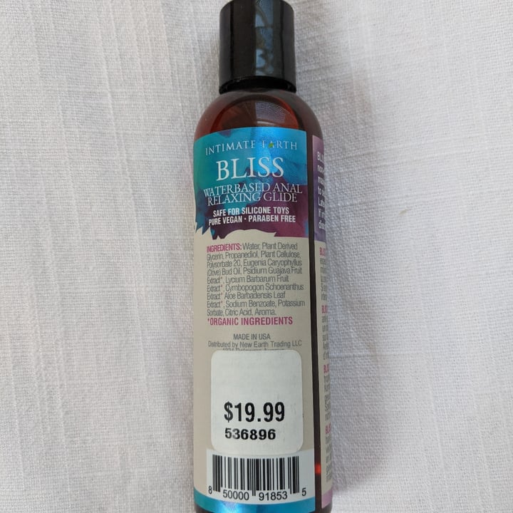 photo of intimate earth Bliss Clove Infused Lubricant shared by @hexadecimaljunk on  26 Jun 2022 - review