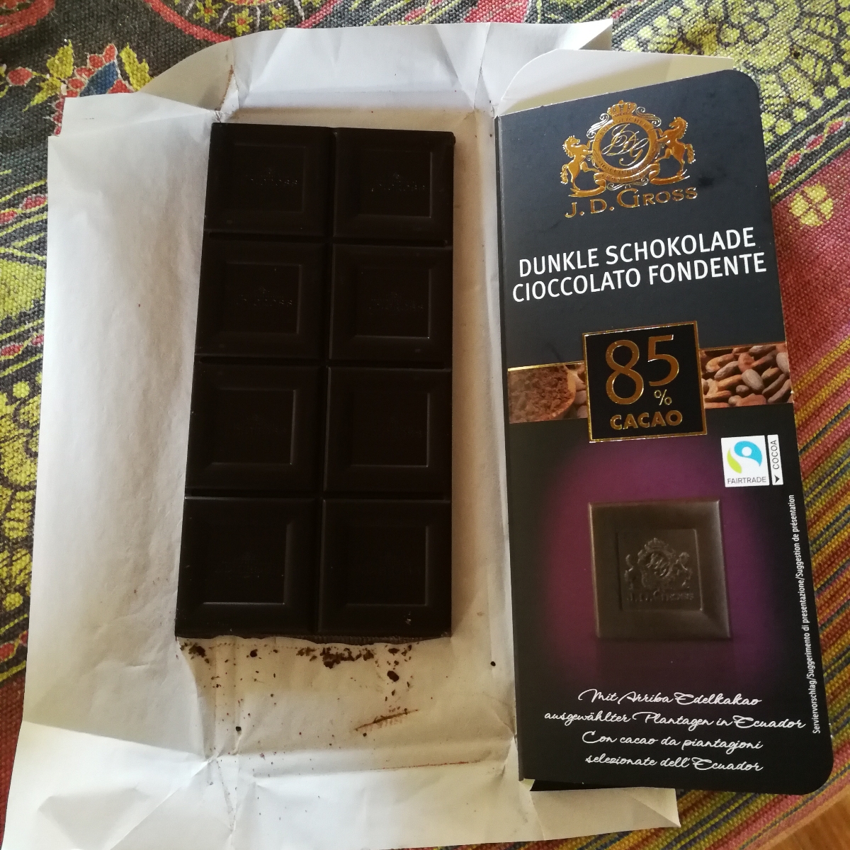J. D. Gross Cioccolato fondente 85 Reviews abillion