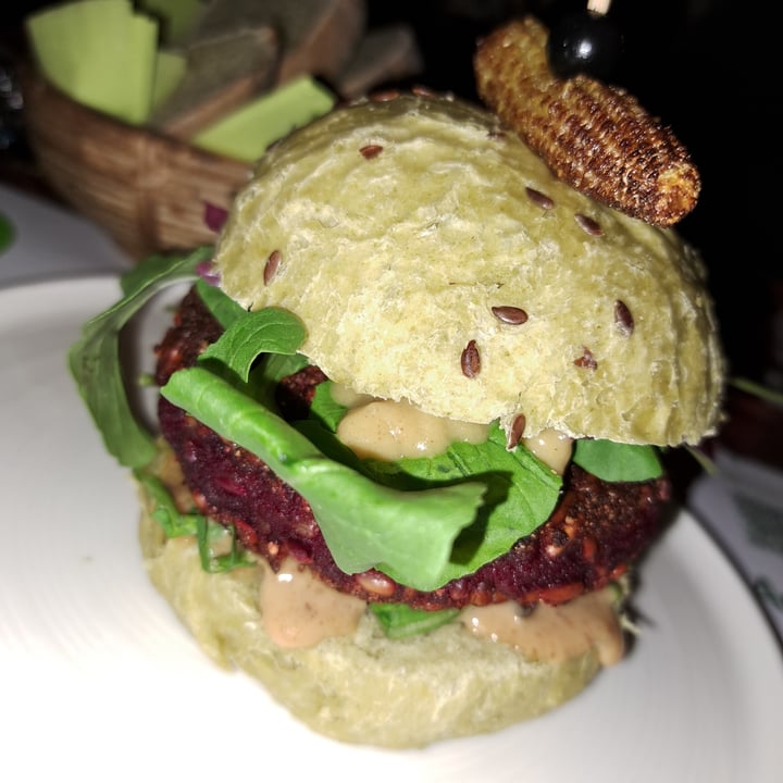 review photo of Pandora Greenbox Beetroot And Bulgar Wheat Burger shared by @allegra13 on 06 Dec 2022 - review