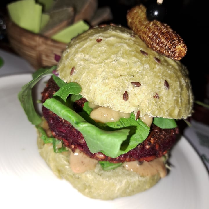 photo of Pandora Greenbox Beetroot And Bulgar Wheat Burger shared by @allegra13 on  06 Dec 2022 - review