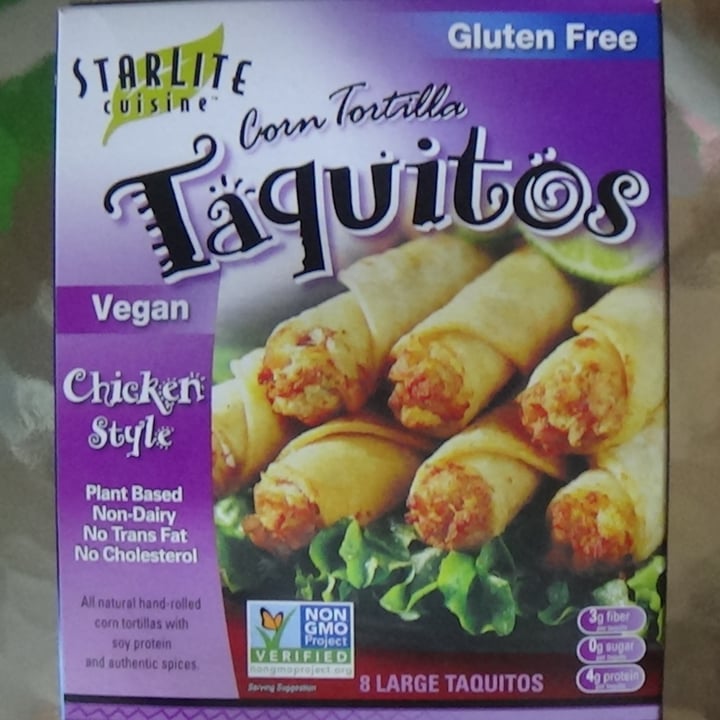 photo of Starlite Cuisine Vegan “Chicken Style” Taquitos shared by @feelideal on  19 Jan 2021 - review