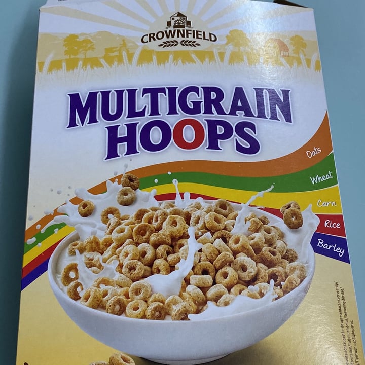 photo of Crownfield Multigrain Hoops shared by @veganyvona on  06 May 2022 - review