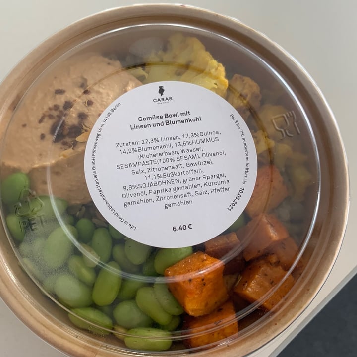review photo of CARAS Gemüse Bowl mit Linsen Und Blumenkohl shared by @argentinaenberlin on 10 Jun 2021 - review