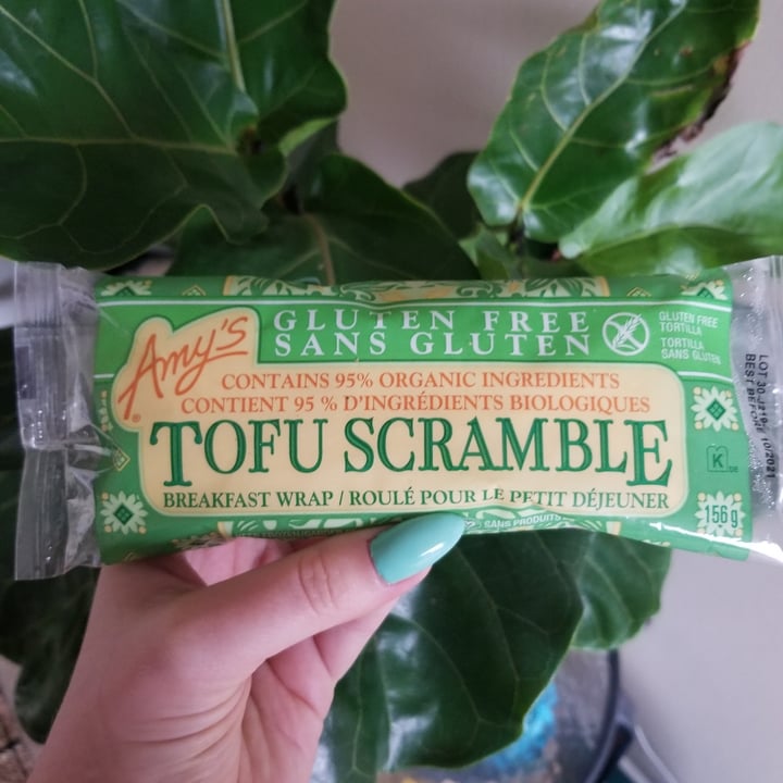 photo of Amy’s Tofu Scramble Breakfast Wrap shared by @mermaidgirl on  30 Apr 2020 - review