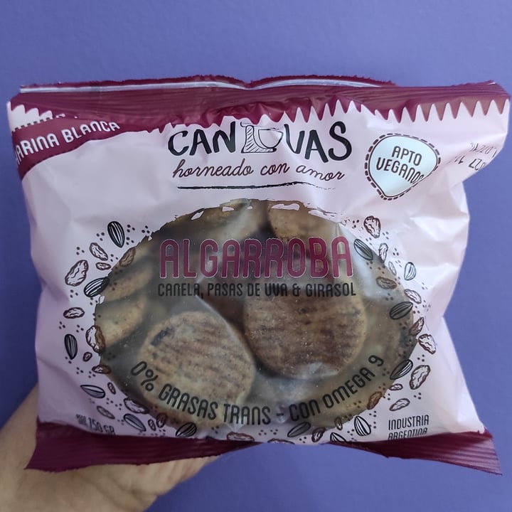 photo of Canvas Galletitas De Algarroba Con Canela, Pasas de Uva Y Girasol shared by @rodoroj on  29 Sep 2021 - review