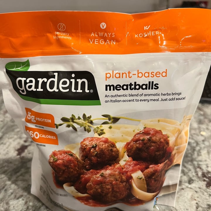 photo of Gardein Plant-Based Meatballs shared by @healthyveganfood101 on  03 Mar 2022 - review