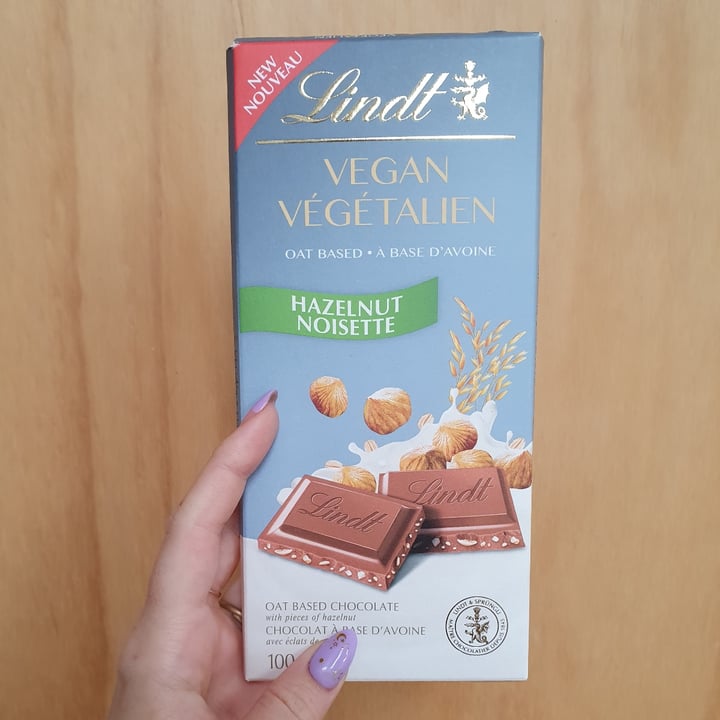 photo of Lindt Vegan Hazelnut shared by @anistavrou on  27 Oct 2022 - review