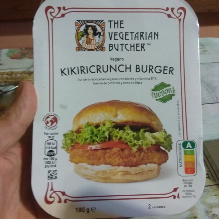 photo of The Vegetarian Butcher Kikiricrunch Burger shared by @davidganja on  28 Sep 2022 - review