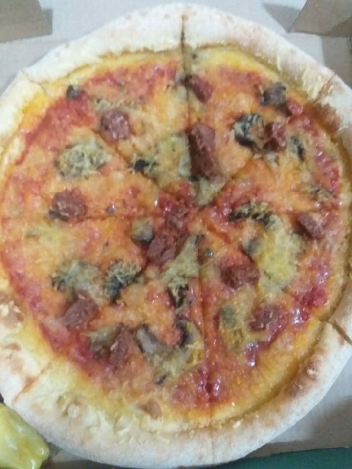 photo of Papa John's Pizza Pizza De Queso Vegano shared by @melodiaytiti on  28 Jan 2020 - review