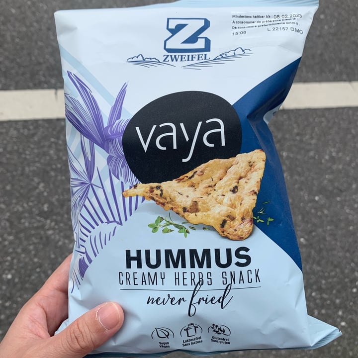 photo of Zweifel Vaya Hummus Chips shared by @katrinachew on  02 Sep 2022 - review