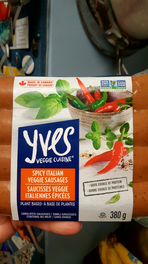 photo of Yves Veggie Cuisine Spicy Italian Veggie Sausages shared by @abstractauras on  27 Apr 2019 - review
