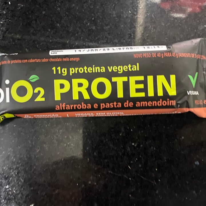 review photo of biO2 Barra De Proteína, Alfarroba E Pasta De Amendoim shared by @karingreco on 23 Nov 2022 - review