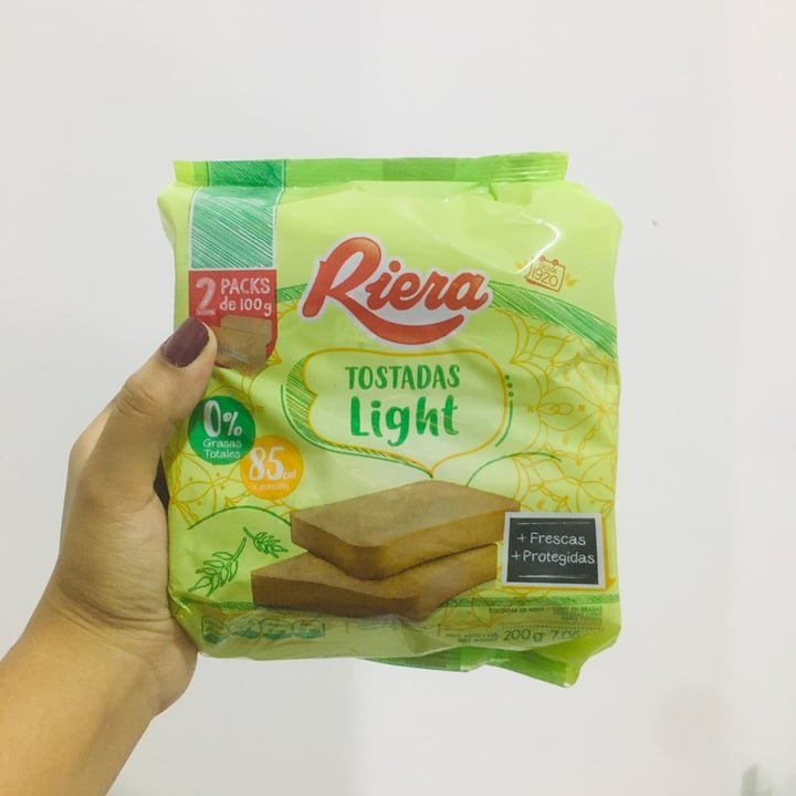 photo of Riera Tostadas light shared by @sofiporti on  27 Jan 2021 - review