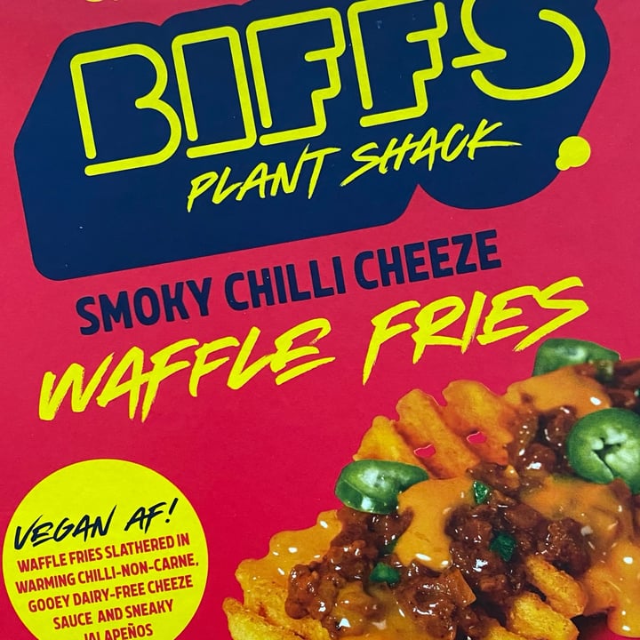photo of Biff’s Plant Shack smoky chili cheeze waffle fries shared by @leevardy on  21 Aug 2022 - review