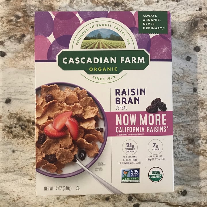 photo of Cascadian Farm Raisin Bran shared by @dianna on  19 Dec 2020 - review
