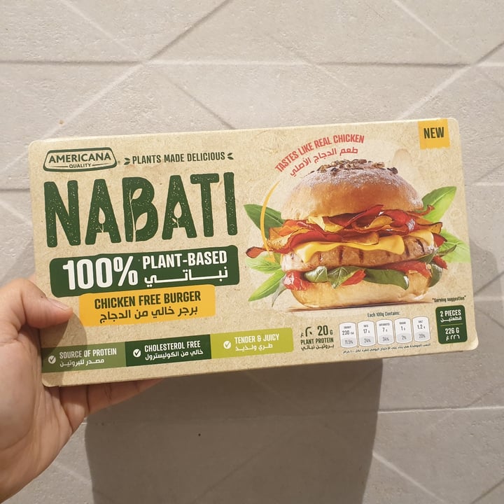 photo of Nabati Chicken Free Burger shared by @mrslianneviibii on  04 May 2022 - review