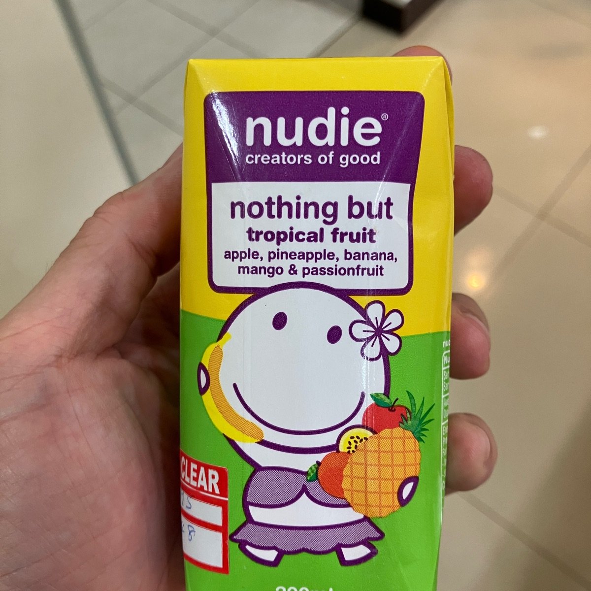 Nudie Tropical Fruit Juice Nudie Nothing But Tropical Fruits