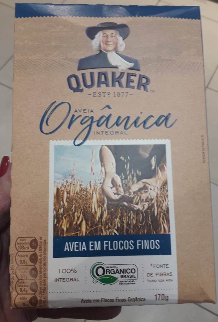 photo of Quaker Aveia Orgânica em Flocos Finos shared by @marcia1963 on  06 Aug 2022 - review