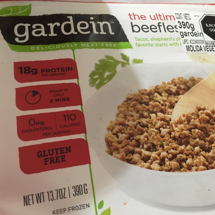 photo of Gardein The Ultimate Beefless Ground shared by @anap on  28 Jan 2021 - review