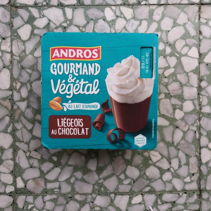 photo of Andros Chocolat liégeois vegetal shared by @botanicflora on  08 Oct 2021 - review
