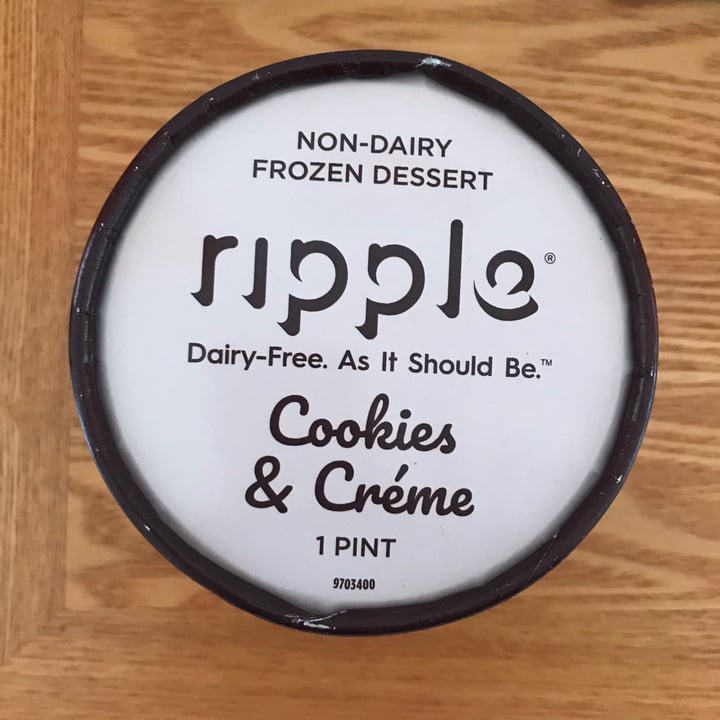 photo of Ripple Foods Cookies & Créme Plant-Based Frozen Dessert shared by @dianna on  27 Mar 2021 - review