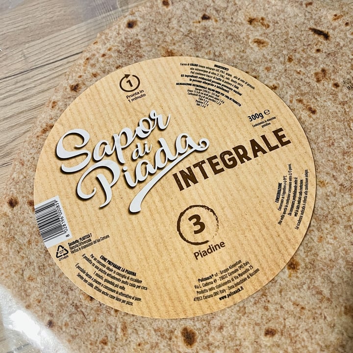 photo of Sapor di piada Piadina integrale shared by @moredesign on  16 Apr 2022 - review