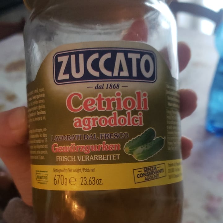 photo of Zuccato CETRIOLI AGRODOLCI shared by @elisir93 on  25 Mar 2022 - review