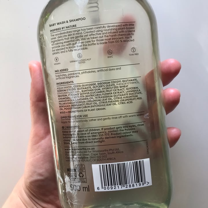 review photo of WooliesBabes Baby Wash & Shampoo shared by @agrey on 01 Jan 2022 - review