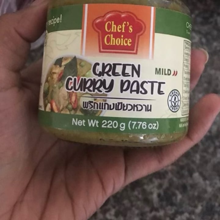 photo of Chef's choice Green Curry Paste shared by @pushpavegan on  28 Jan 2022 - review