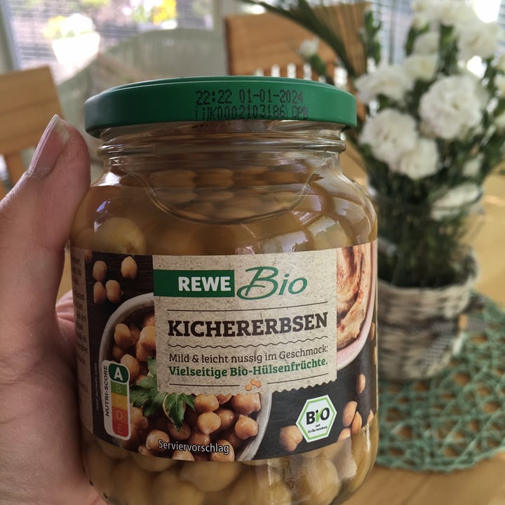 photo of Rewe Bio Kichererbsen shared by @egregora on  22 May 2022 - review